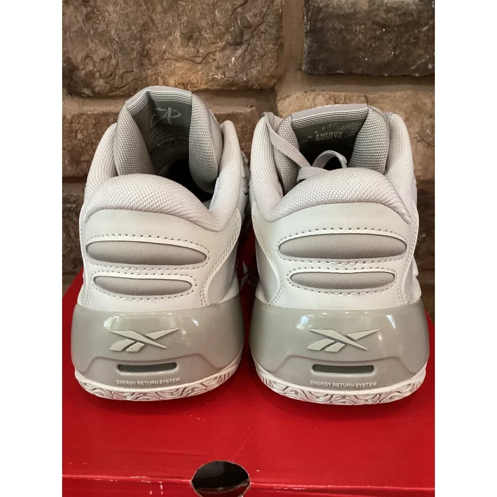 Reebok Angel Reese 1 Basketball Shoes Grey White Size Womens 8 Mens 6.5 New